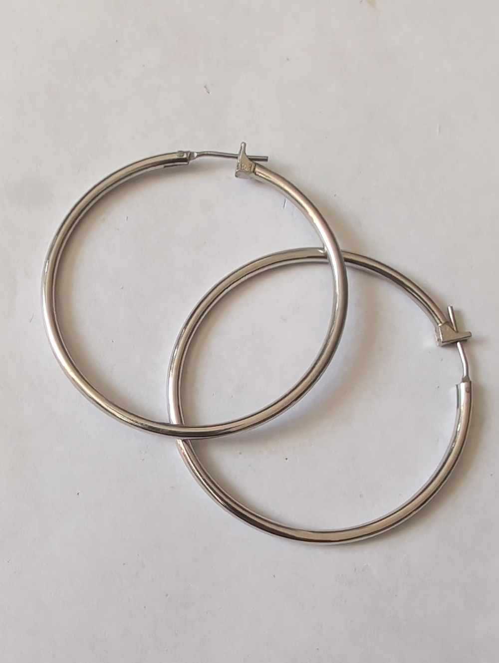 Monet Silver-Tone Hoop Earrings